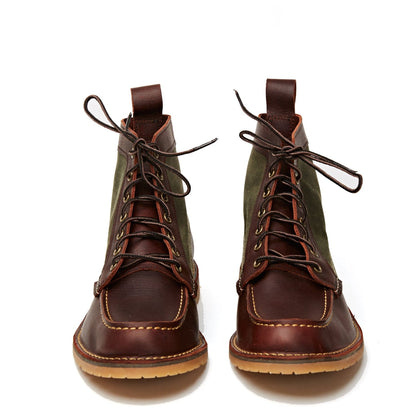 Red Wing Amsterdam 3336 Weekender Canvas Moc Briar Oil Slick