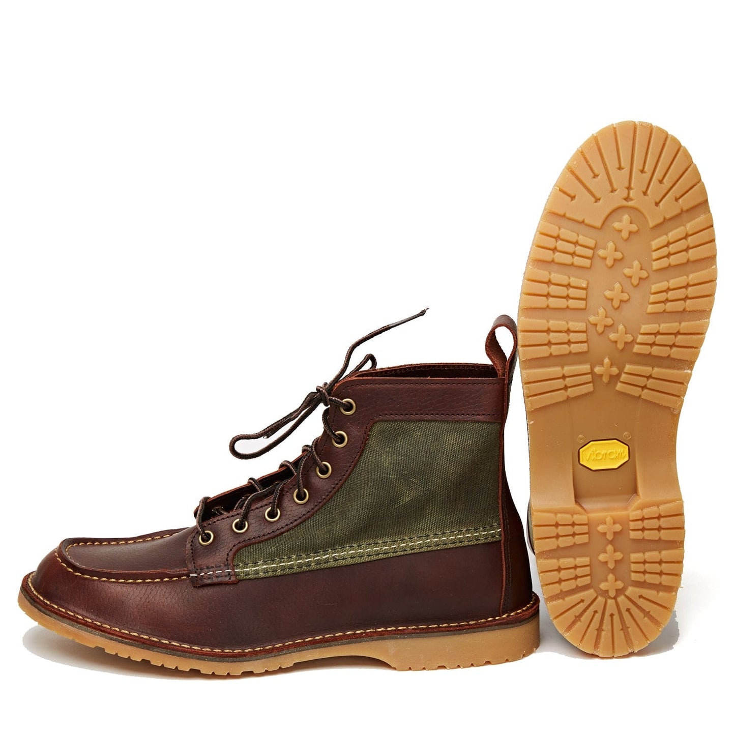 Red Wing Amsterdam 3336 Weekender Canvas Moc Briar Oil Slick