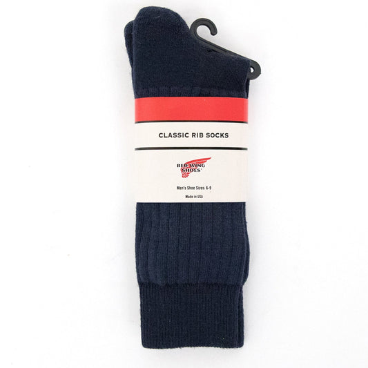 Red Wing Amsterdam Classic Rib Socks - Navy 57817224 888084386773